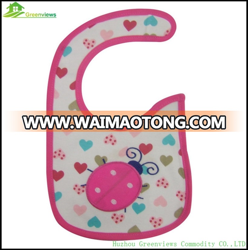 Wholesale design customized printing bandana plain baby bib natural